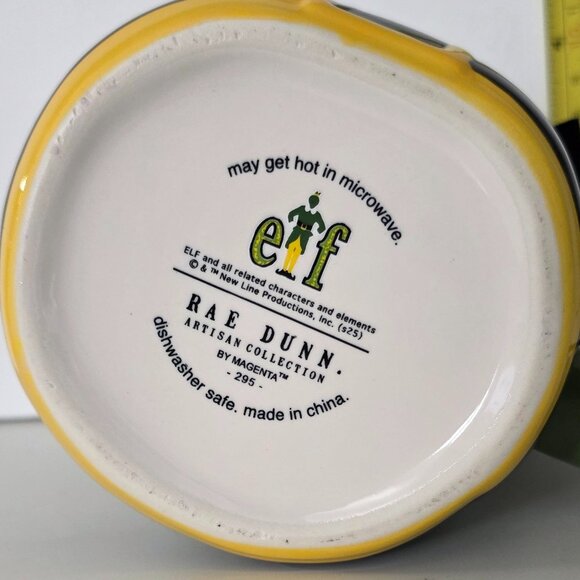 NWT Rae Dunn ELF "SON OF A NUTCRACKER" Mug Buddy the Elf - Picture 4 of 5